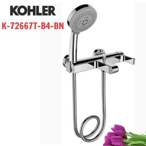Vòi bồn tắm Kohler K-72667T-B4-BN Singulier gắn tường Mỹ