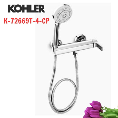 Vòi bồn tắm Kohler K-72669T-4-CP Singulier gắn tường Mỹ