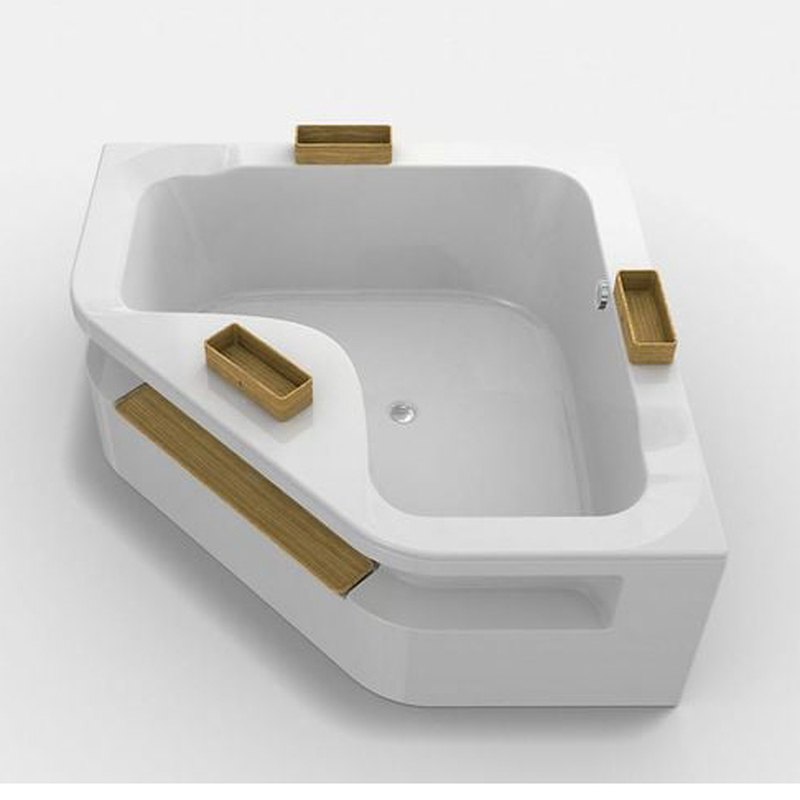 Bồn tắm góc ngâm Kohler K-20058T-0 Aleutian 1,5m