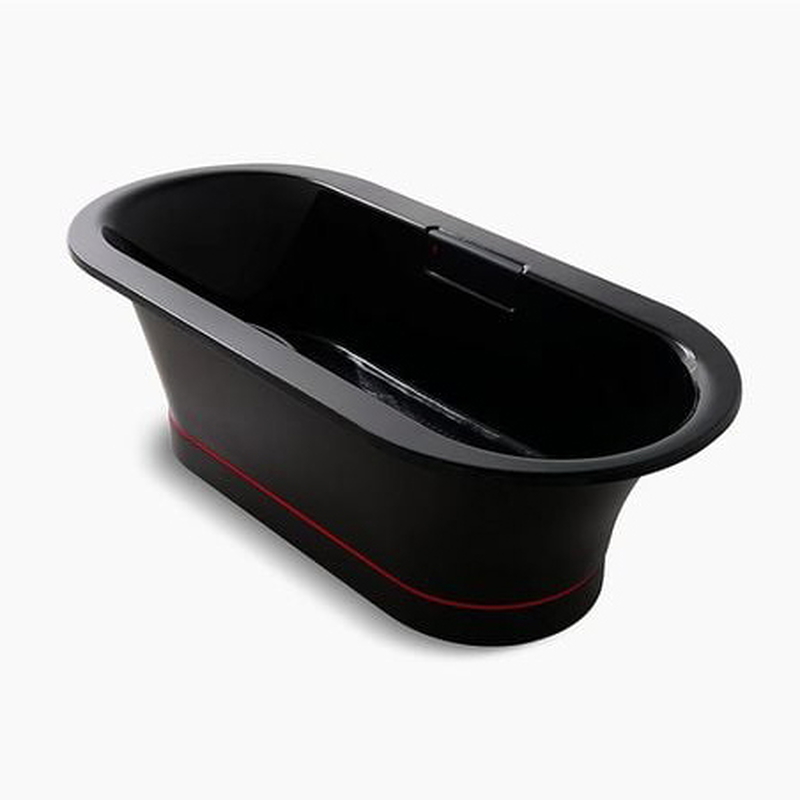 Bồn tắm Kohler K-23746T-GR-7 Volute gang tráng men