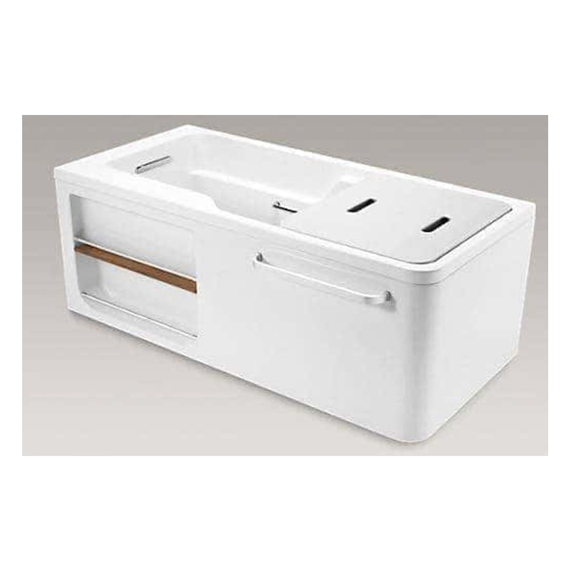 Bồn tắm Kohler K-99014T-0 Aleutian góc phải