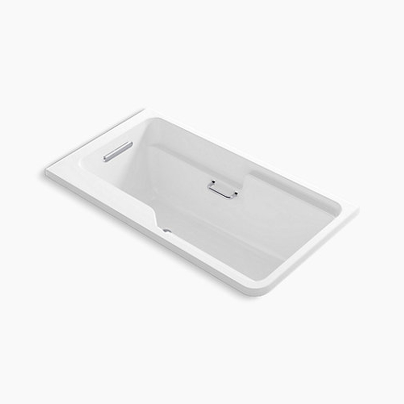 Bồn tắm xây ngâm Kohler K-99021T-0 Aleutian góc trái
