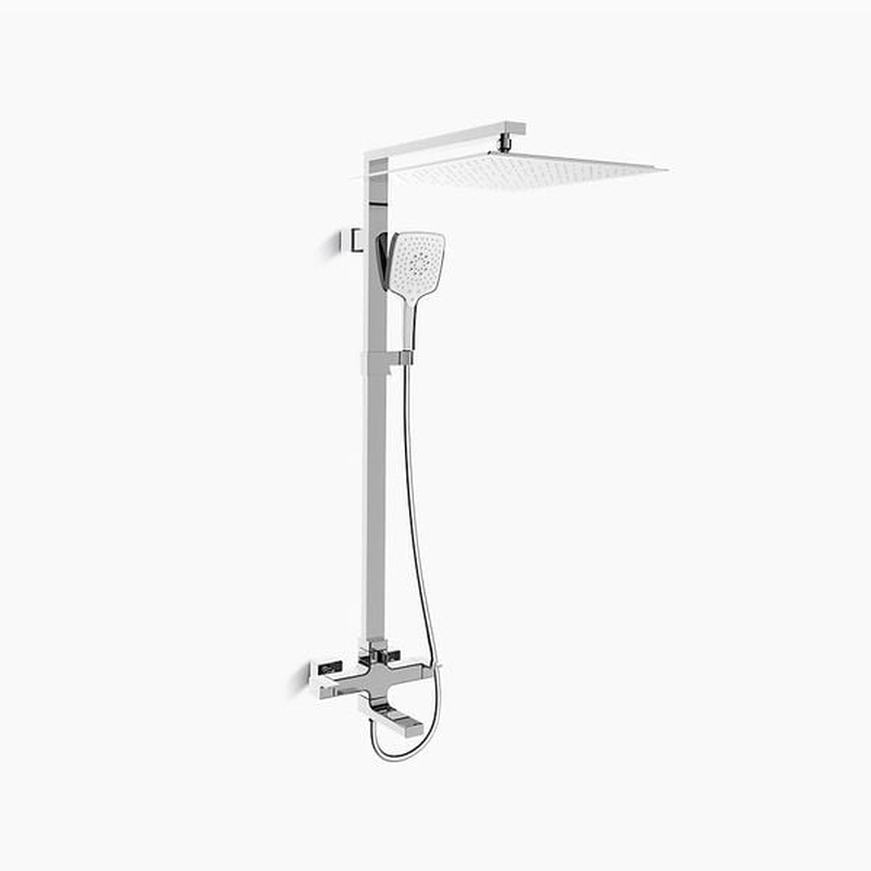 Sen Cây Kohler Strayt K-98336T-C4-CP 3 Đường Nước Mạ Chrome