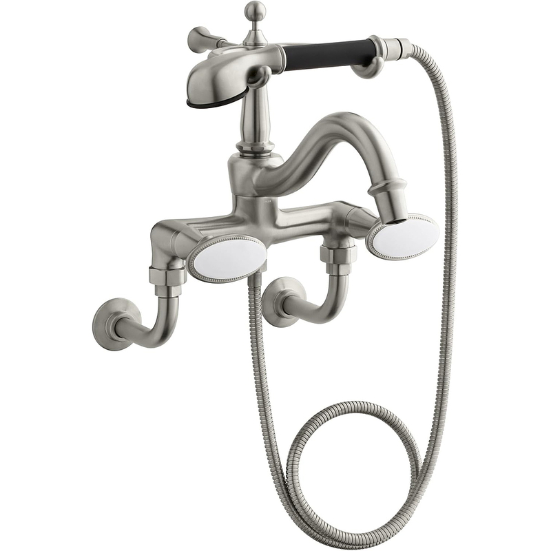 Vòi bồn tắm đặt sàn Kohler K-110-9B-BN Antique Mỹ