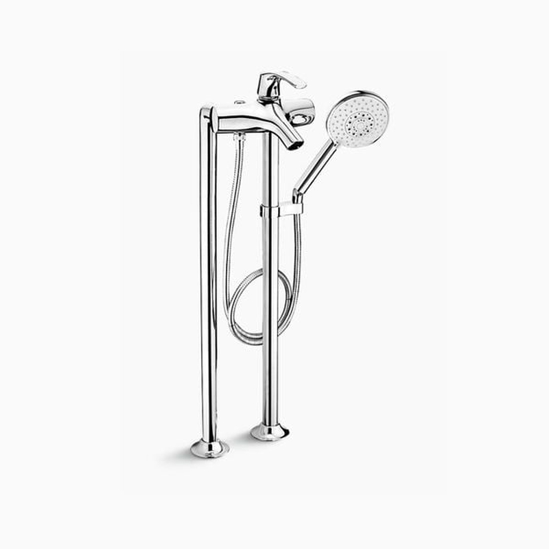 Vòi bồn tắm đặt sàn Kohler K-72645T-4-CP