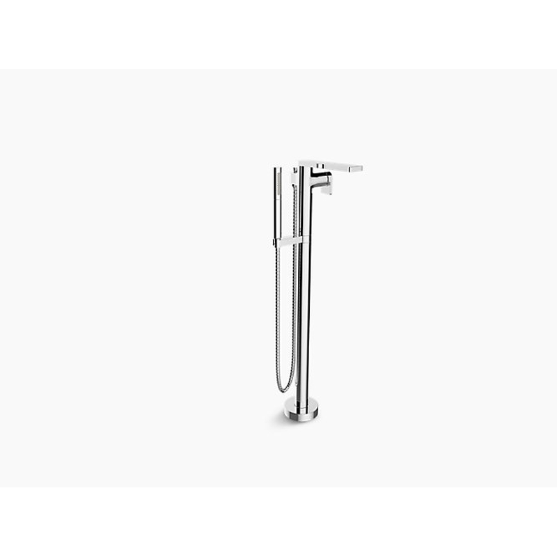 Vòi bồn tắm đặt sàn Kohler K-73087T-4-CP