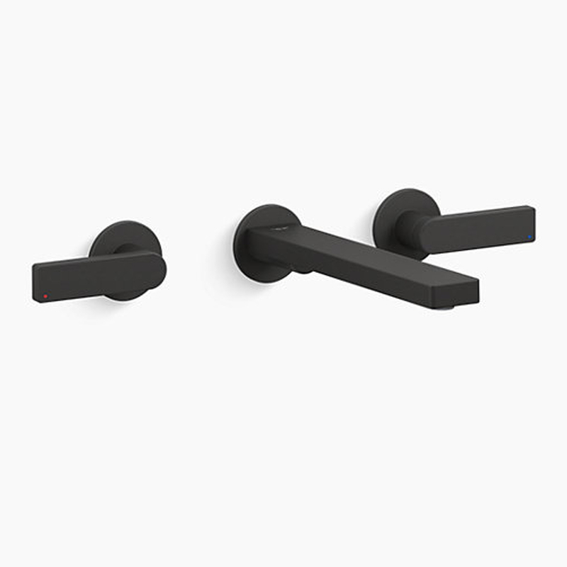 Vòi Chậu Lavabo Kohler K-73067T-B4-BL Nóng Lạnh gắn tường