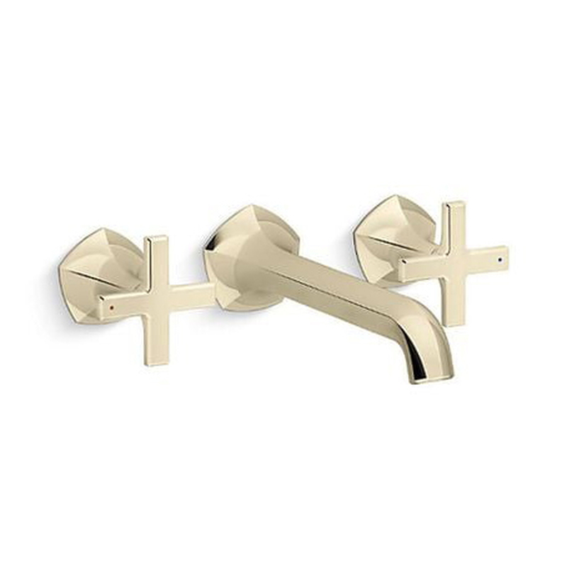 Vòi Chậu Lavabo Kohler K-EX27103T-3-AF Nóng Lạnh gắn tường