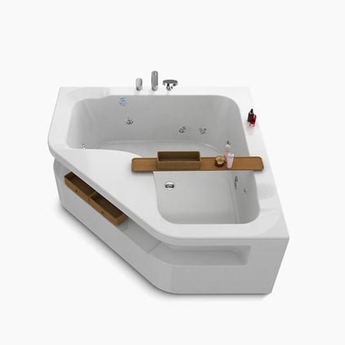 Bồn tắm góc massage Kohler K-20059K-NW-0 Aleutian