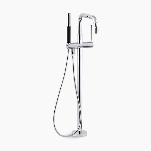 Vòi bồn tắm đặt sàn Kohler K-10129T-C4-CP Purist