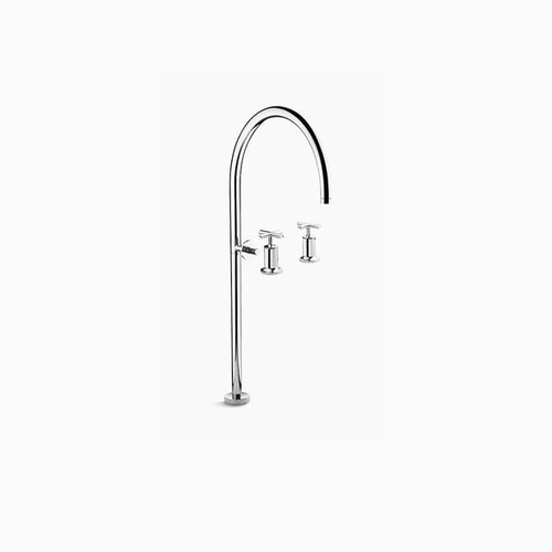 Vòi bồn tắm đặt sàn Kohler K-14403T-4-CP