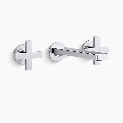 Vòi Chậu Lavabo Kohler K-73067T-3-CP gắn tường