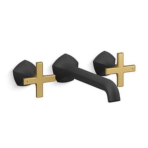 Vòi Chậu Lavabo Kohler K-EX27103T-3-BMB Nóng Lạnh gắn tường