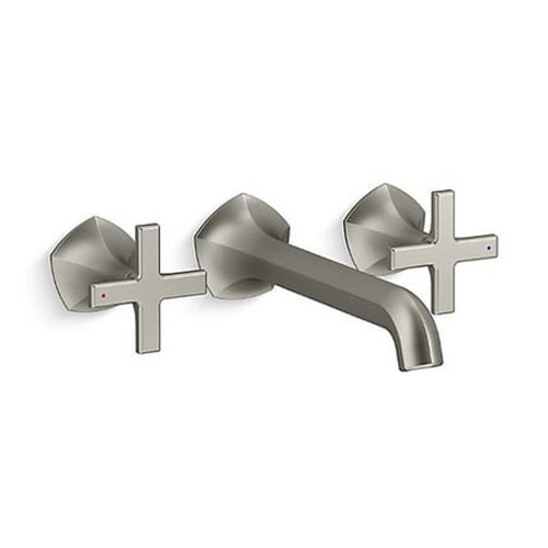 Vòi Chậu Lavabo Kohler K-EX27103T-3-BN Nóng Lạnh gắn tường