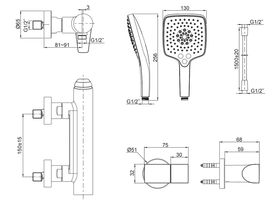 Bản vẽ kỹ thuật tham khảo Kohler K-97368T-4-CP
